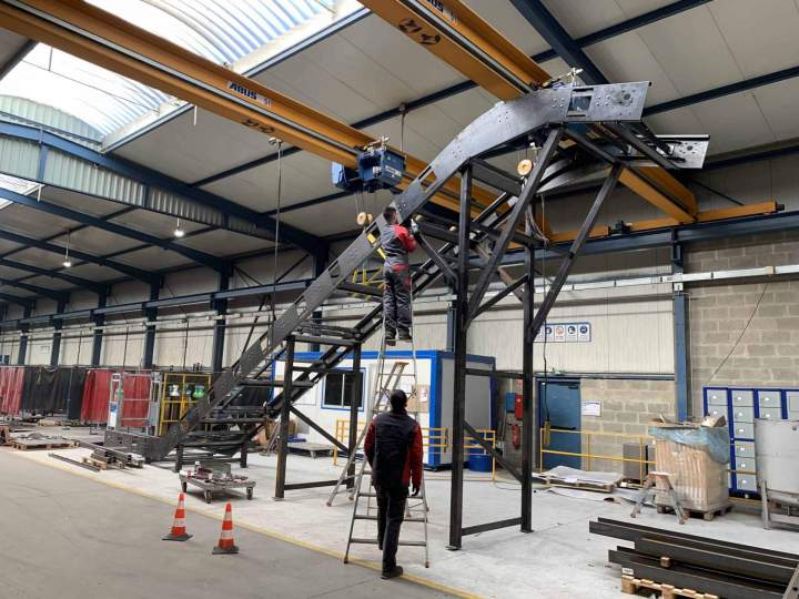 Convoyeur recyclage papier Oise